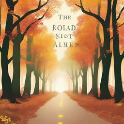 A book cover for a book titled 'The Road Not Taken'