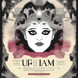 Design a dynamic and eye-catching poster for 'The University of Auckland DRAMA 202 Presents The Illusion, Freely Adapted by Tony Kushner from Pierre Corneille’s L’illusion Comique, Directed by Leo Gene Peters