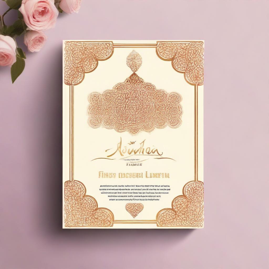 Create an ebook cover for the title 'FIQIH NIKAH & KAMASUTRA ISLAMI'