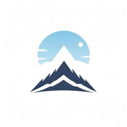 Logo design illustrating a skyline or horizon view, embodying a sense of expansiveness