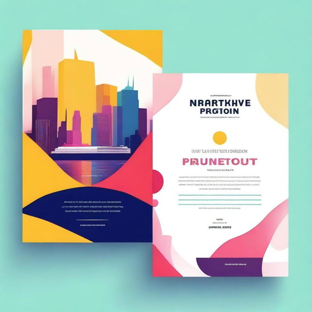 Create a professional cover proposal for an event