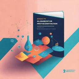 Create a book cover titled 'Algoritmo para la generación de proyectos de investigación para ingeniería'