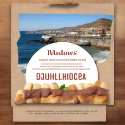 Generar un cartel vibrante y atractivo para un evento de pinchos y tapas en la isla de Gran Canaria