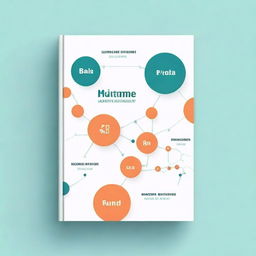 A book cover design that visually represents the concept of research methodology as an algorithm