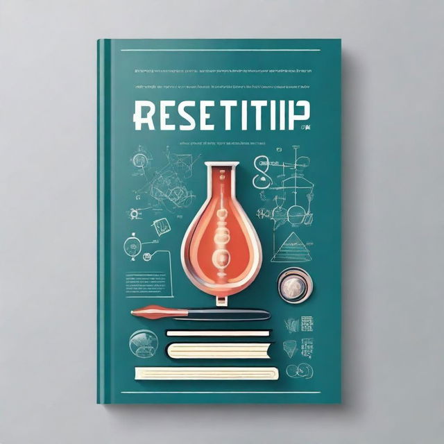 A detailed and intriguing book cover about research