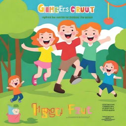 A colorful and engaging movie poster titled 'Gingerfruit'