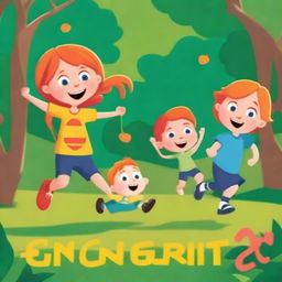 A colorful and engaging movie poster titled 'Gingerfruit'