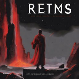 The cover features a black background with a red meteor streaking across the sky