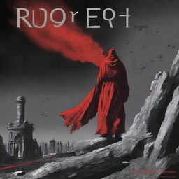 The cover features a black background with a red meteor streaking across the sky