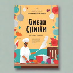 Create a book cover for a culinary book