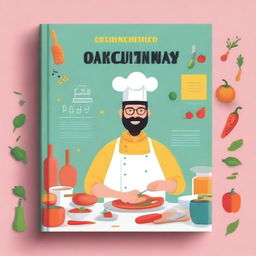 Create a book cover for a culinary book