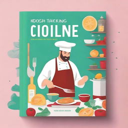 Create a book cover for a culinary book