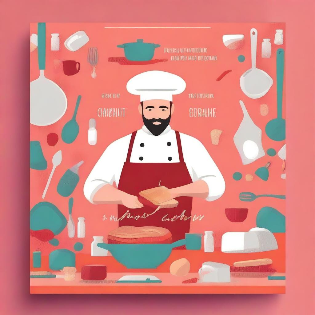 Create a book cover for a culinary book