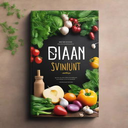 A visually appealing book cover for a culinary book