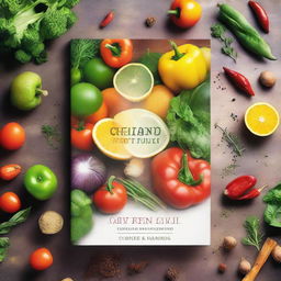 A visually appealing book cover for a culinary book