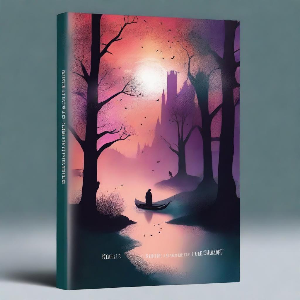 A captivating book cover featuring an intriguing and mysterious scene