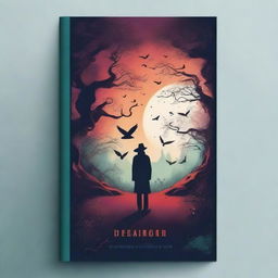 A captivating book cover featuring an intriguing and mysterious scene