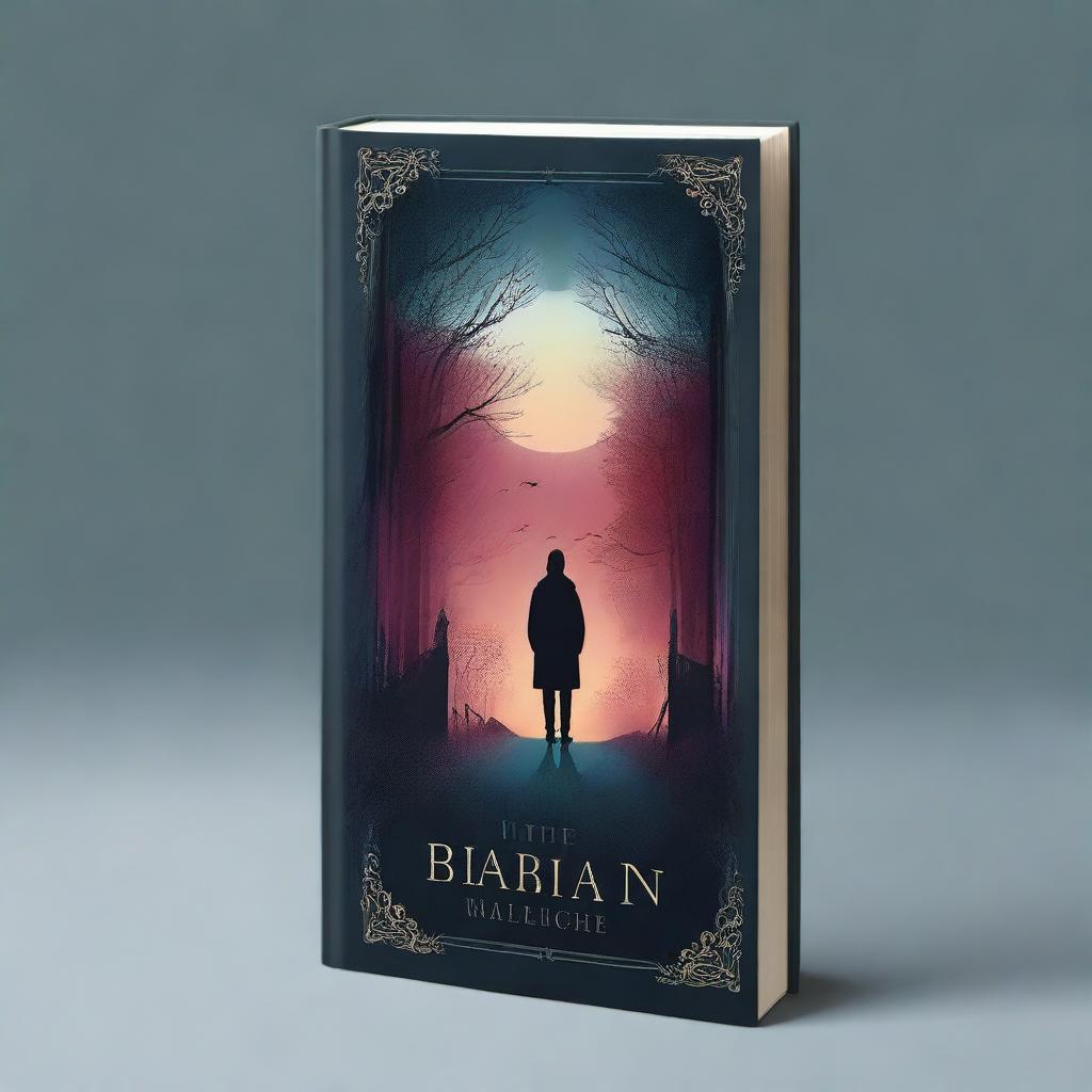 A captivating book cover featuring an intriguing and mysterious scene