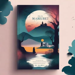 A captivating book cover featuring an intriguing and mysterious scene