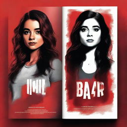 Create a book cover featuring Rue from Euphoria standing next to Allison Argent from Teen Wolf, with Lydia Martin in front