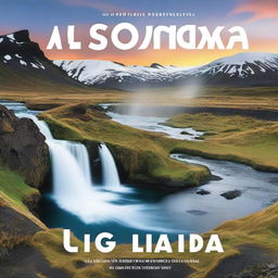 A travel guide cover titled 'Los 10 Mejores Lugares Para Visitar en Islandia'