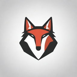 Create a sleek and modern wolf logo