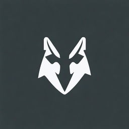 Create a sleek and modern wolf logo