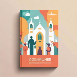 Design a book cover for a gender-responsive policy guide for churches in Indonesia