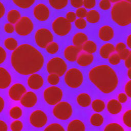 An image suitable for a scientific paper, showing laser microscopy used to visualize cells with a gradient of the visible spectrum