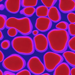 A laser microscopy image visualizing cells with a gradient of the visible spectrum