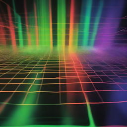An image depicting laser photonics used for the visualization of biological cells