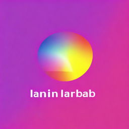 Create an image of the visible spectrum of light in a gradient, featuring the logo for Lanin Lab