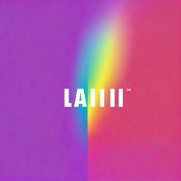 Create an image of the visible spectrum of light in a gradient, featuring the logo for Lanin Lab