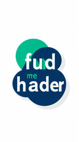 Bold word logo spelling 'Fund Me Harder' in vibrant blues and greens on a white background.