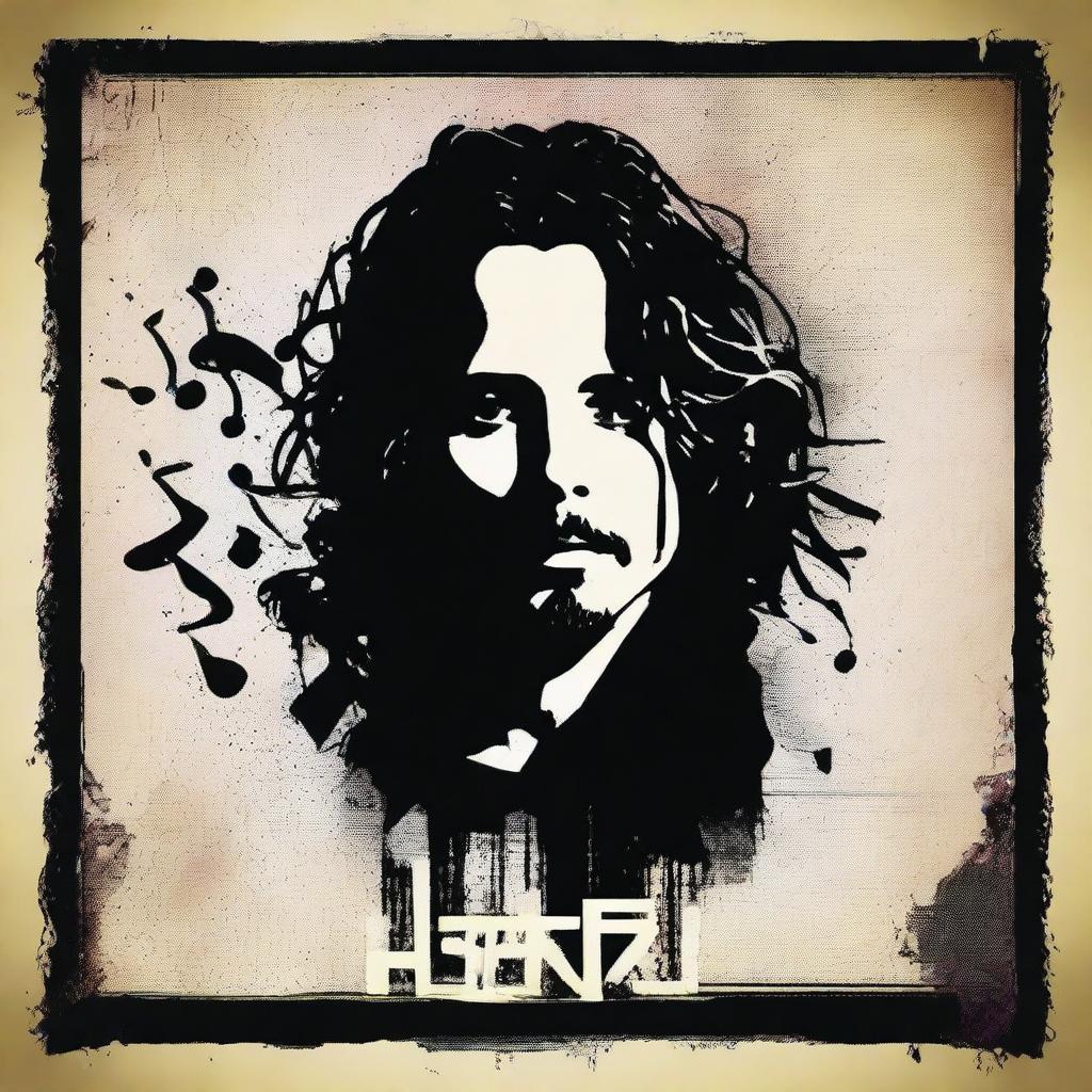 Create an album cover featuring Chris Cornell