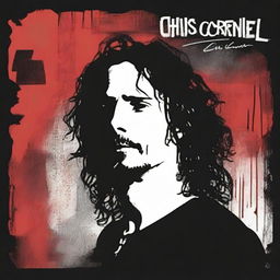 Create an album cover featuring Chris Cornell