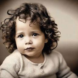 Create a picture of baby Chris Cornell