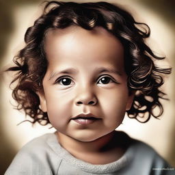 Create a picture of baby Chris Cornell