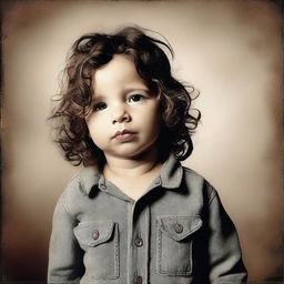 Create a picture of baby Chris Cornell