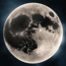 Generate a highly detailed, 8k resolution portrait of a fantasy full moon night sky