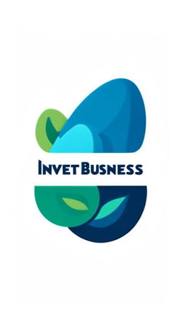 Bold word logo spelling 'Invest In My Business' in vibrant blues and greens on a white background.