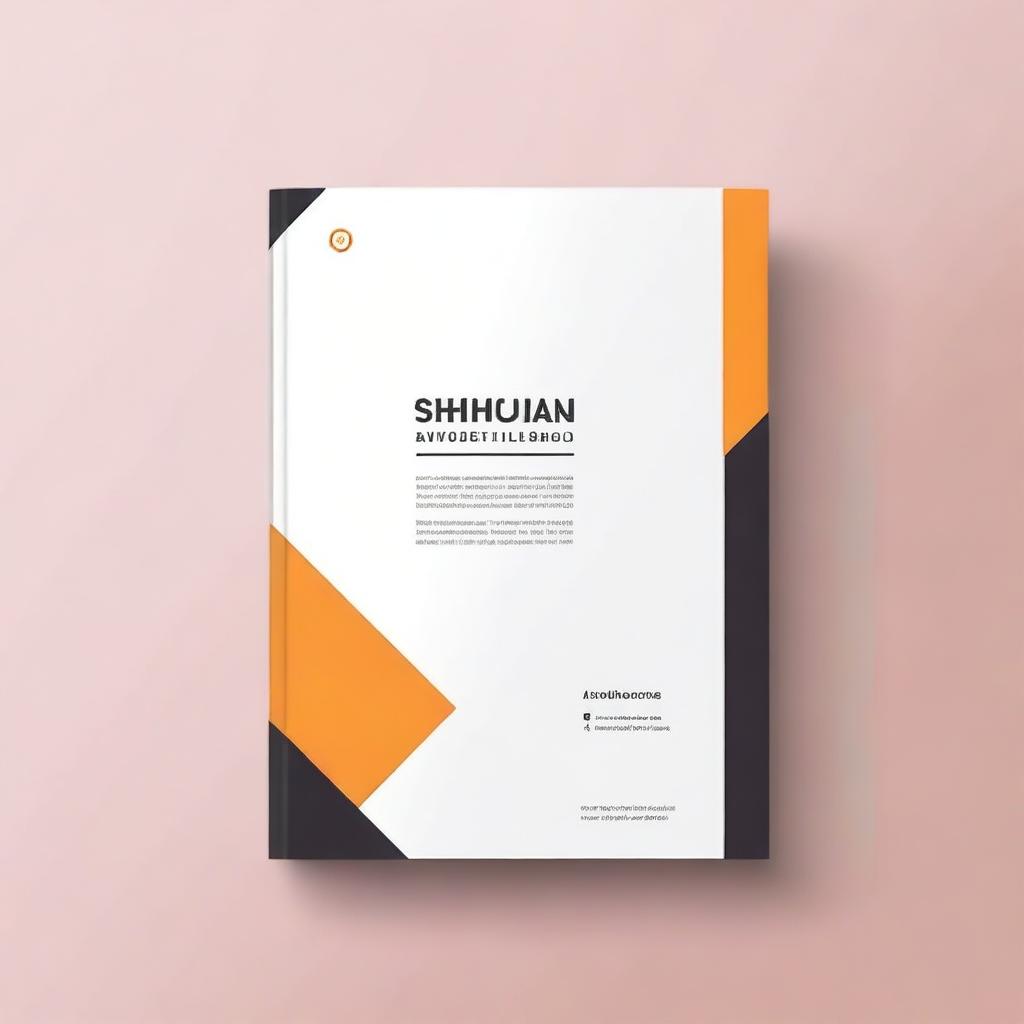 Create a cover for a specification book with a modern and clean look