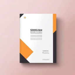 Create a cover for a specification book with a modern and clean look