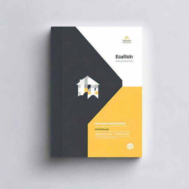 Create a cover for a specification book with a modern and clean look