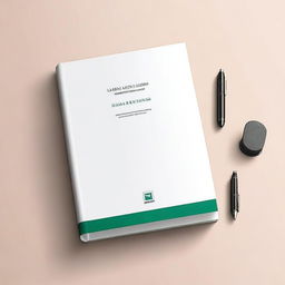 Create a cover for a specification book with a modern, clean look