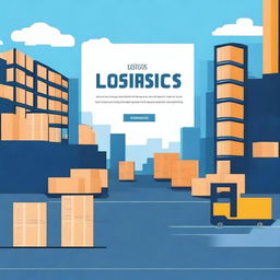 Create a thumbnail image for a video titled 'Introduction to Logistics'