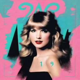 Create an album cover for '1989' by Taylor Swift