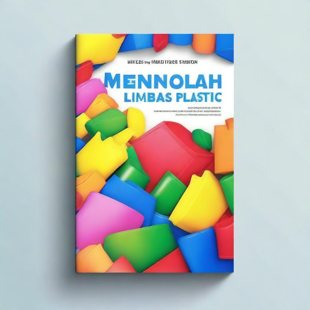 Create a book cover for a book titled 'Mengelolah Limbah Plastik'