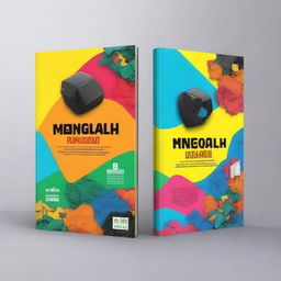 Create a book cover for a book titled 'Mengelolah Limbah Plastik'