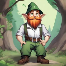 A fairly young Gnome character from Dungeons & Dragons, sporting an impressive beard